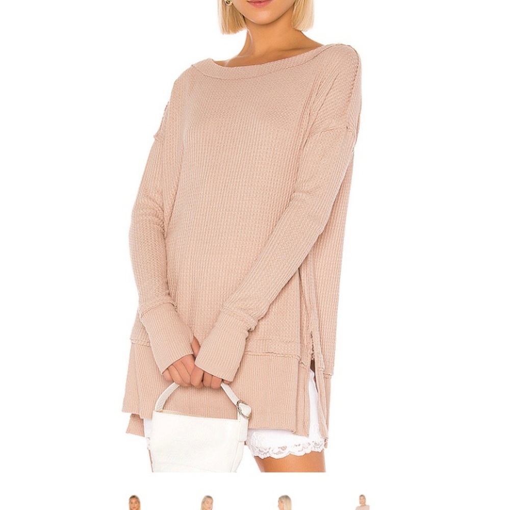 Free People North Shore Thermal - Med - Sand